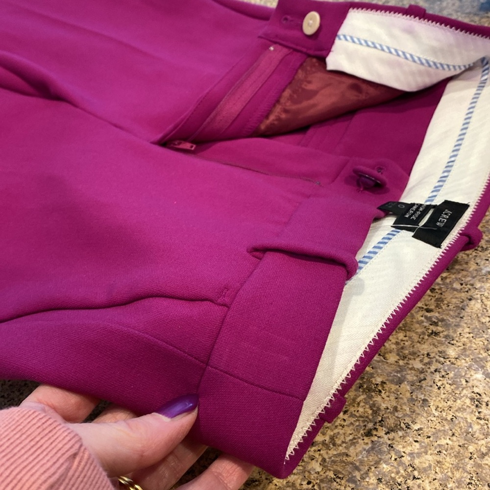 NWT J. Crew High Rise Cameron Pants 0 Style H6573 Color BPL - Picture 6 of 17